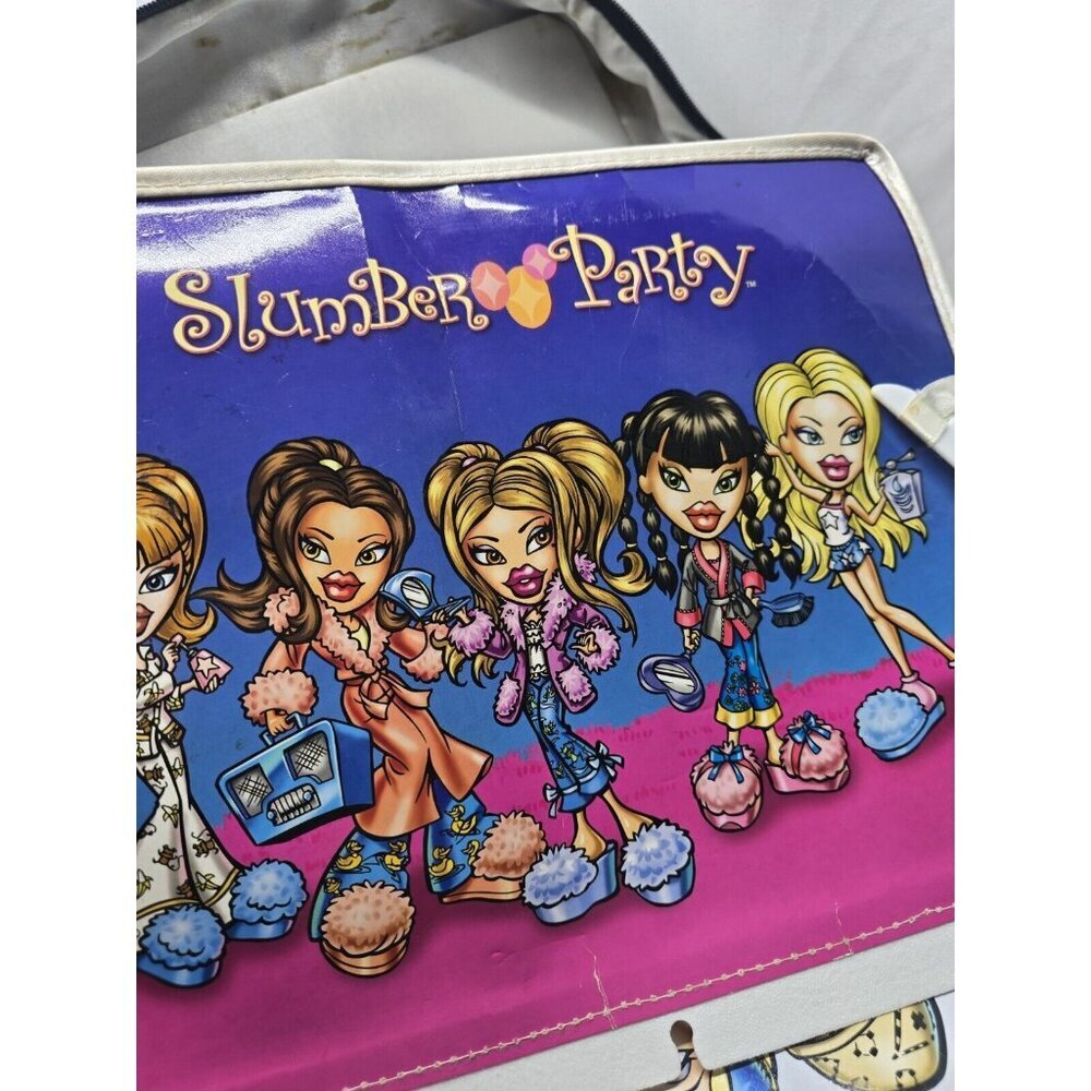 Vintage"BRATZ WORLD TOUR"doll carrying bag travel  storage case 2003 MGA- Stains - Picture 15 of 16